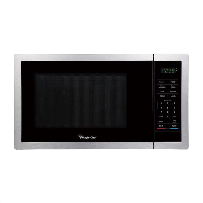 0.9 cu. ft. 900W Countertop Digital Touch Microwave - Silver