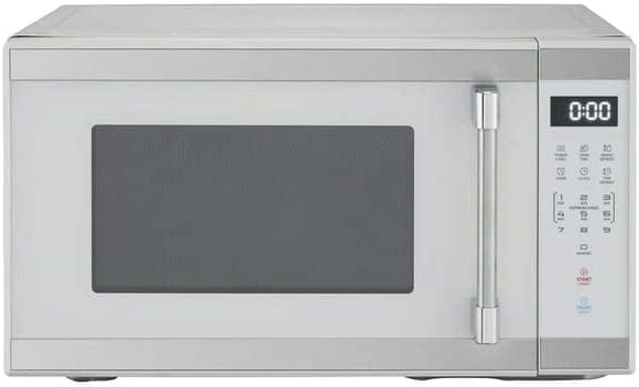1.1 Cu. ft. 1000 W Mid Size Microwave Oven, 1000W, White Stainless Steel, 20.60 x 16.50 x 11.80 Inches