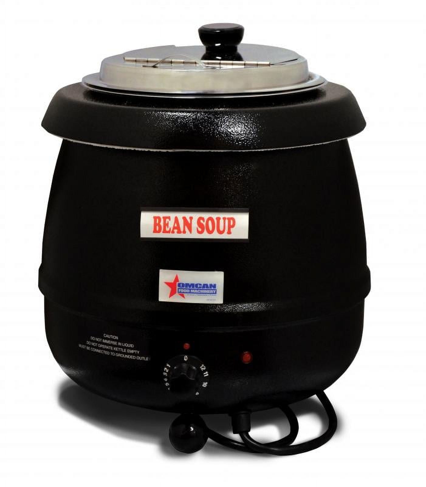 10.6 qt Soup Kettle w/Metal Lid - OMCAN 19073