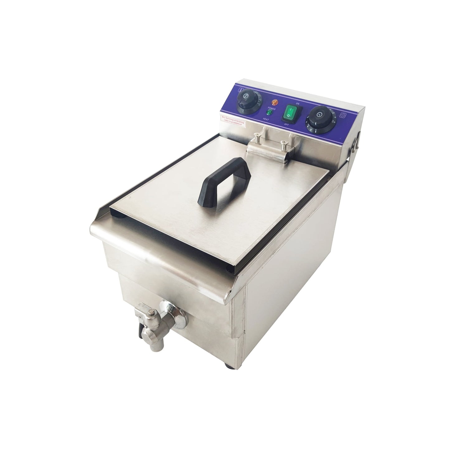 10L Electric Table Top French Fries Deep Fryer 1600W