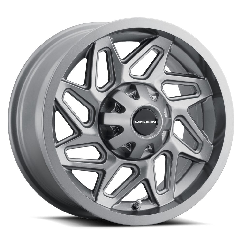 12x7 Vision ATV/UTV 361 Spyder UTV Gunmetal Wheel 4x110 (2.5mm)