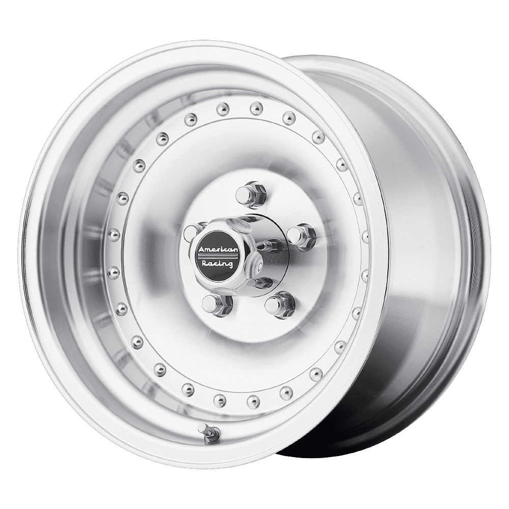 15x10 American Racing AR61 OUTLAW I Machined Wheel 6x5.5 (-38mm)