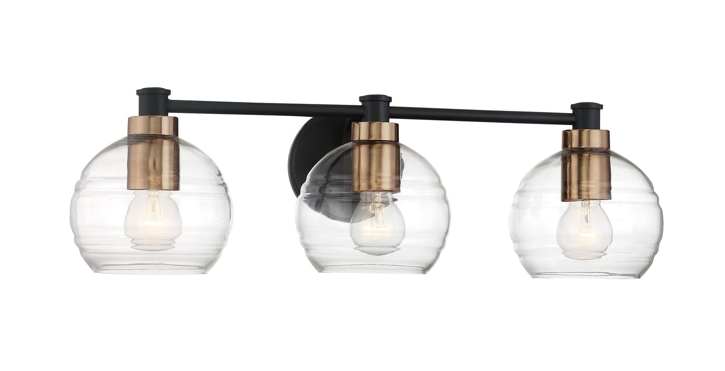 Minka Lavery Keyport 25-in 3 -Light Multiple finishes Multiple colors Modern/contemporary Vanity light bar 2678050
