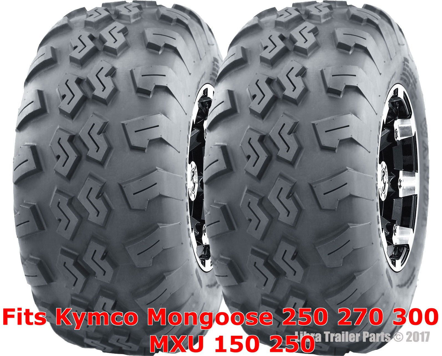 2 ATV Tires 21x7-10 21x7x10 Kymco Mongoose 250 270 300 MXU 150 250 front P3018