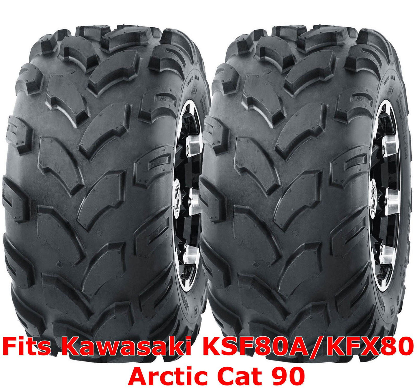 2 WANDA ATV tires 19x7-8 19x7x8 Kawasaki KSF80A/KFX80 Arctic Cat 90 P311