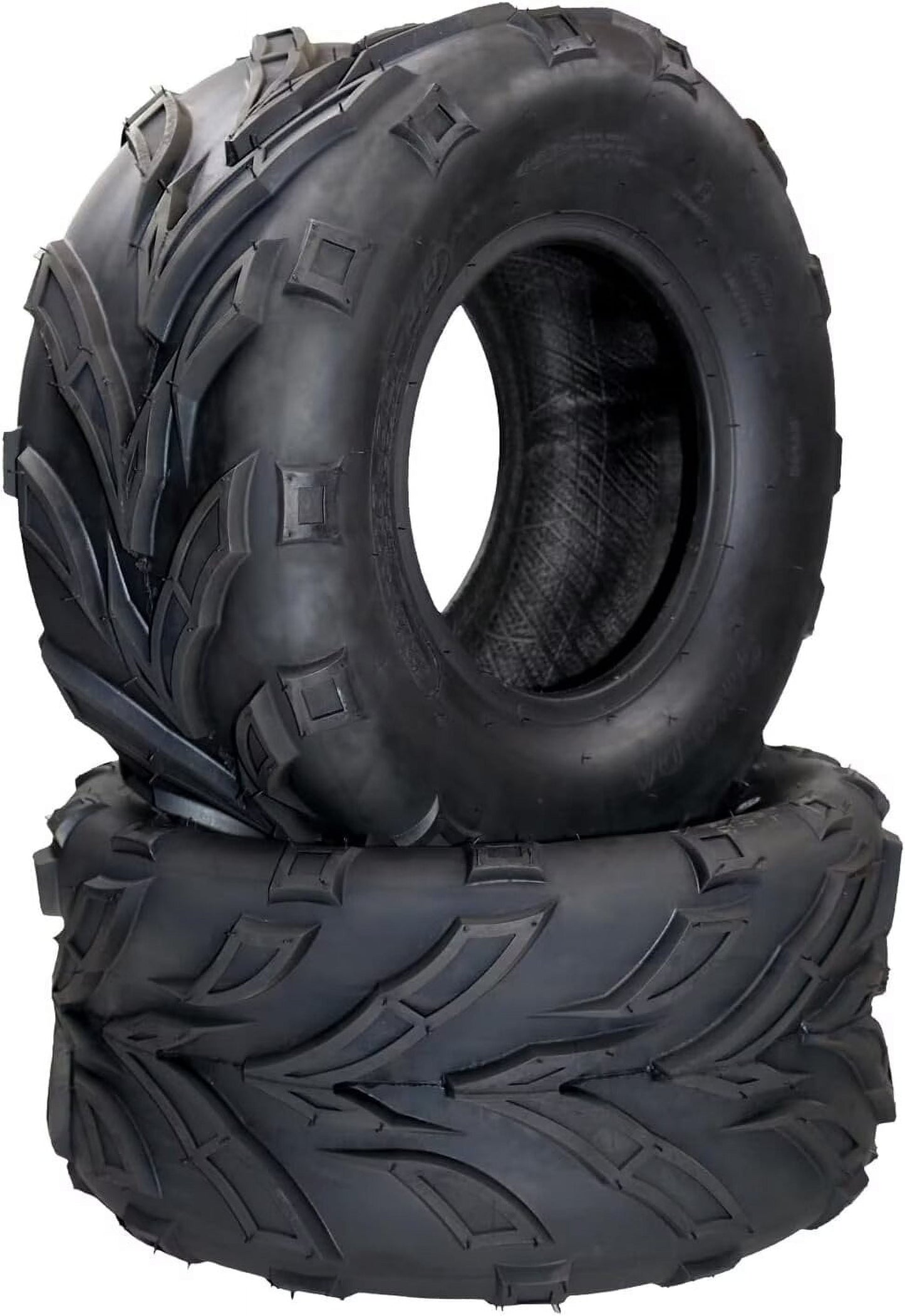 21X7-10 ATV Tires, All Terrain 21X7-10 TL QD116 4PR ATV UTV Trail Sand Mud Off-Road Tires, Tubeless, Pack of 2