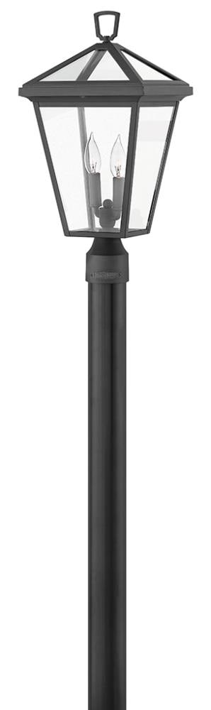 Hinkley Alford Place 20.25-Inches Museum Black Traditional Outdoor Light post lantern 3661472
