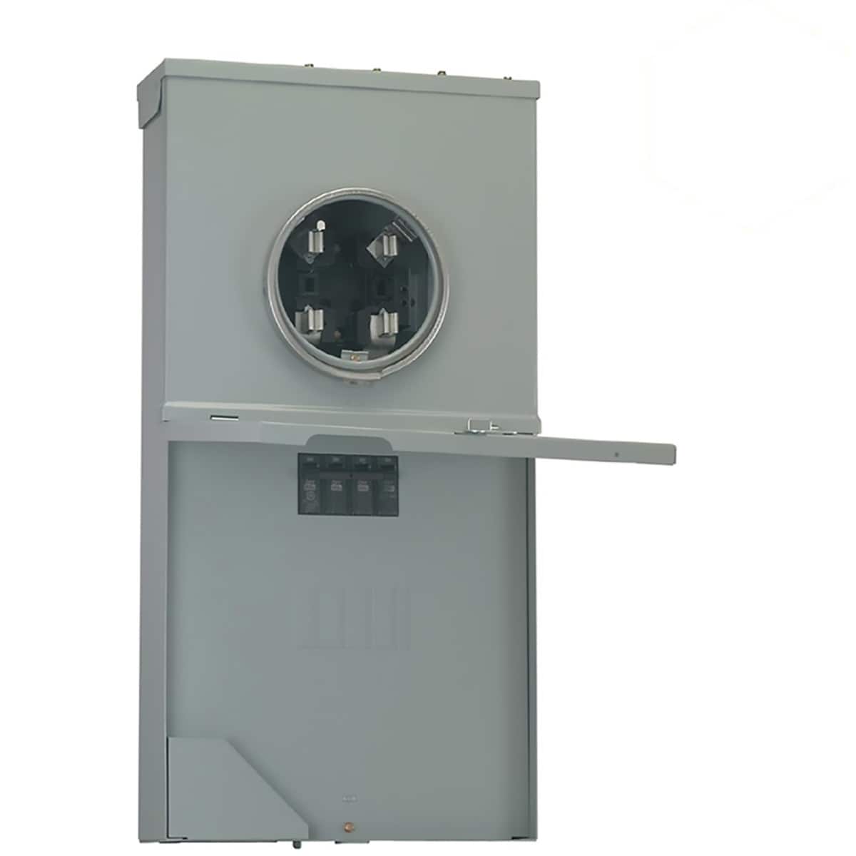 GE PowerMark Gold 200-Amp 4-Spaces 8-Circuit Outdoor Main Breaker Load Center TSM420CSCUP