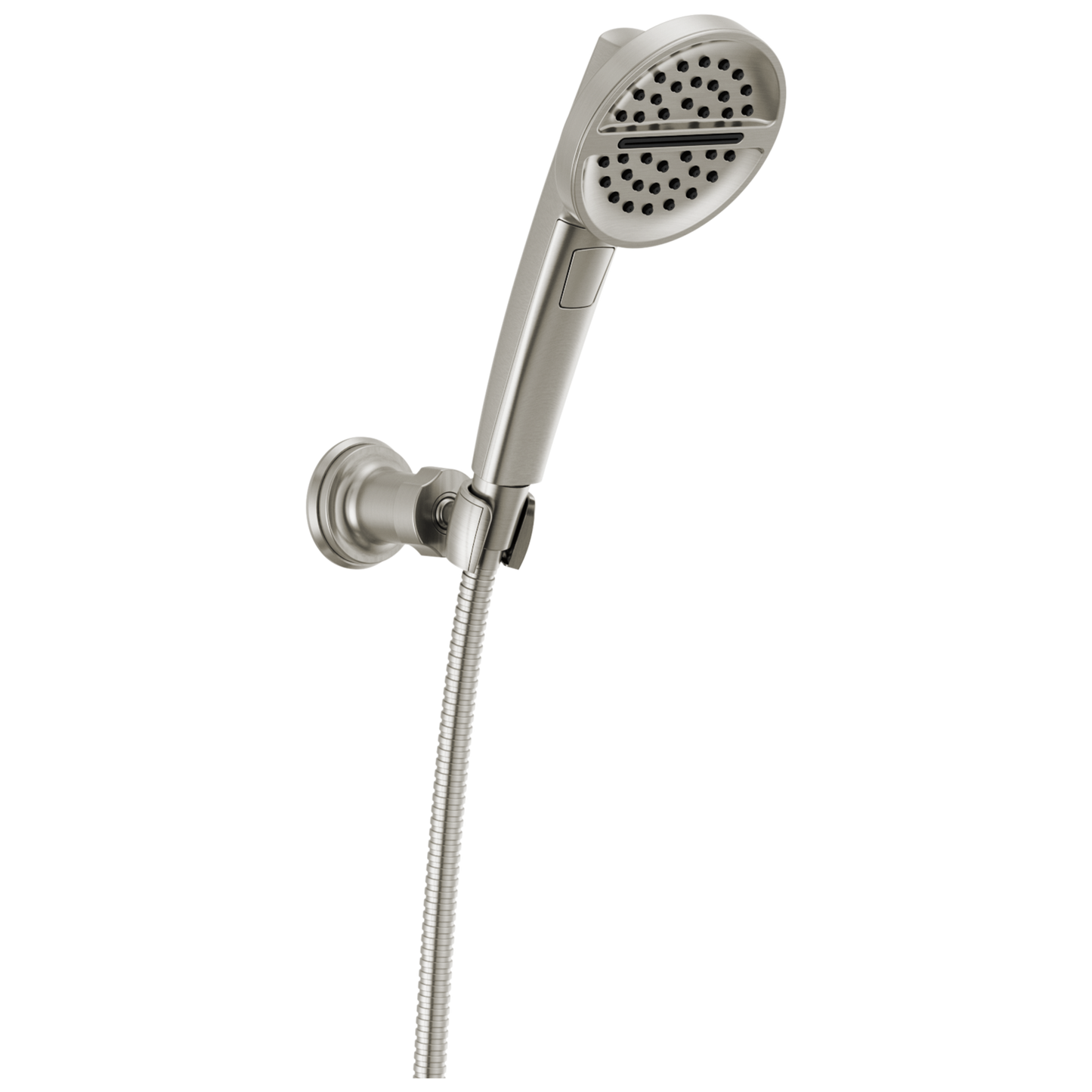 Delta 3.0 -Spray Lumicoat Stainless 4.125-in Round Handheld High Pressure Shower Head 1.75 GPM