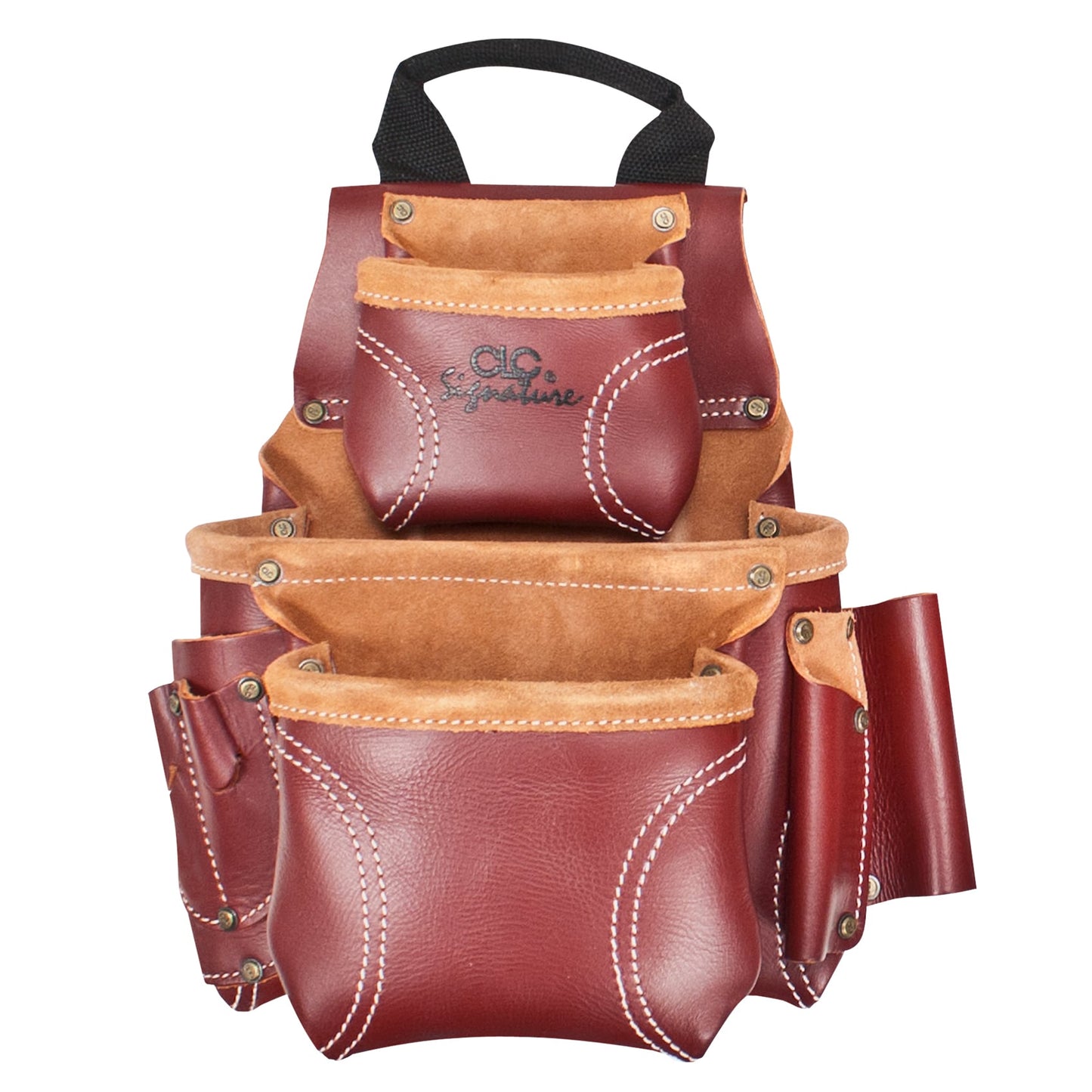 Custom LeatherCraft Signature Elite Leather General Construction Tool Pouch 21685