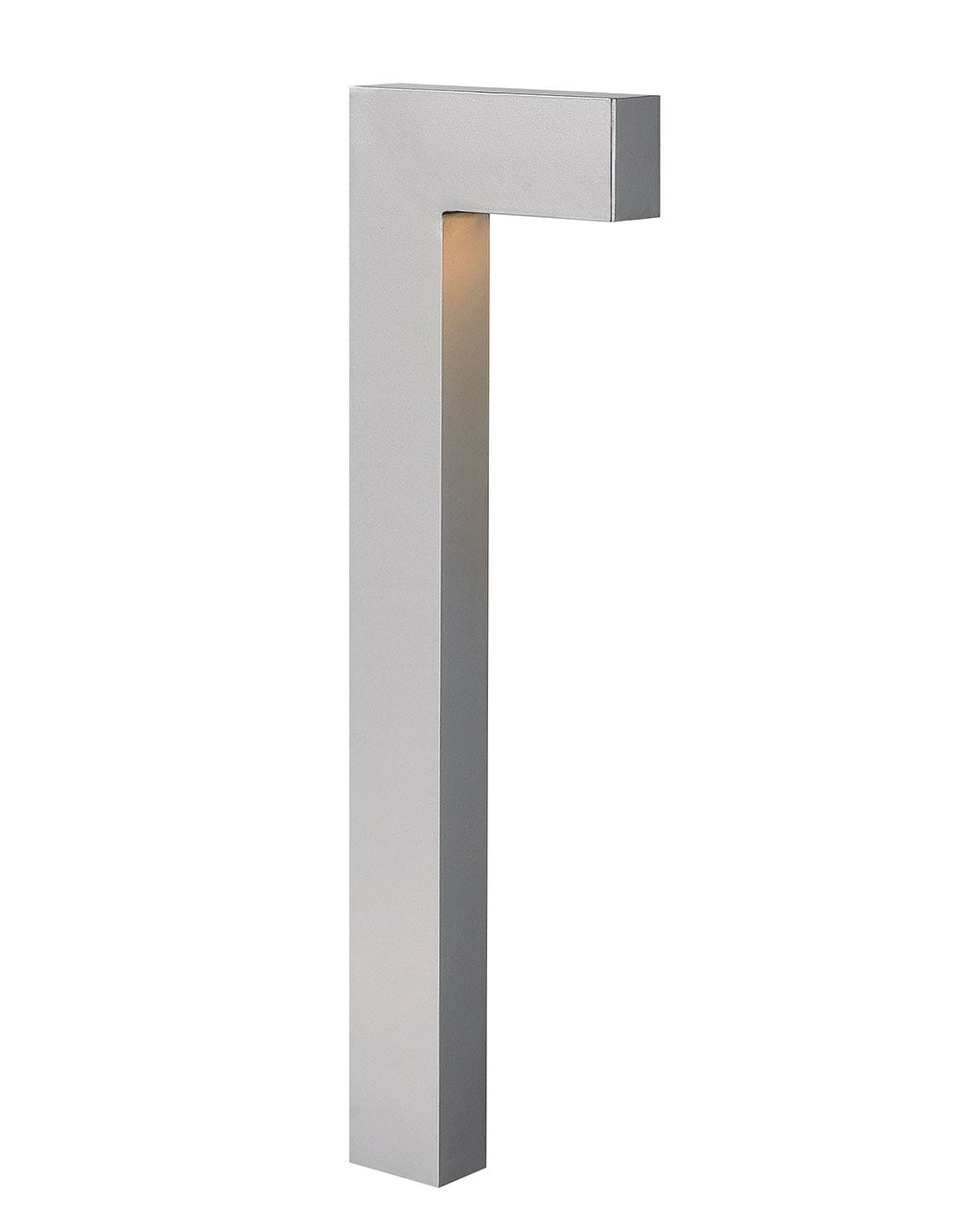 Hinkley Atlantis 150 -Lumens 1.5 -Watt Titanium Low voltage Hardwired LED Outdoor Path Light ( 2700-K ) 4914002