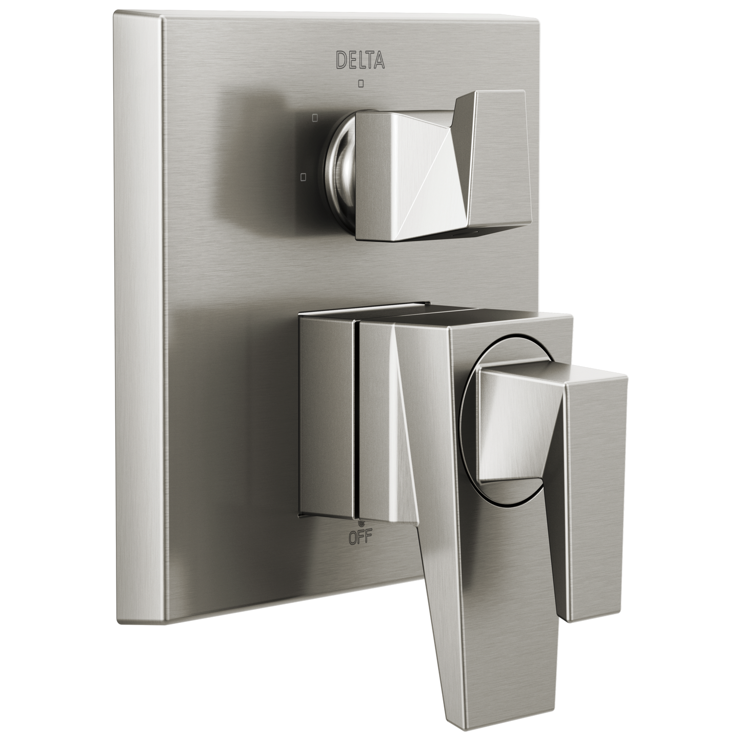 Delta Trillian Lumicoat Stainless 4.1875-Inches Universal Bathtub/Shower Diverter 0.5-Inches -ID