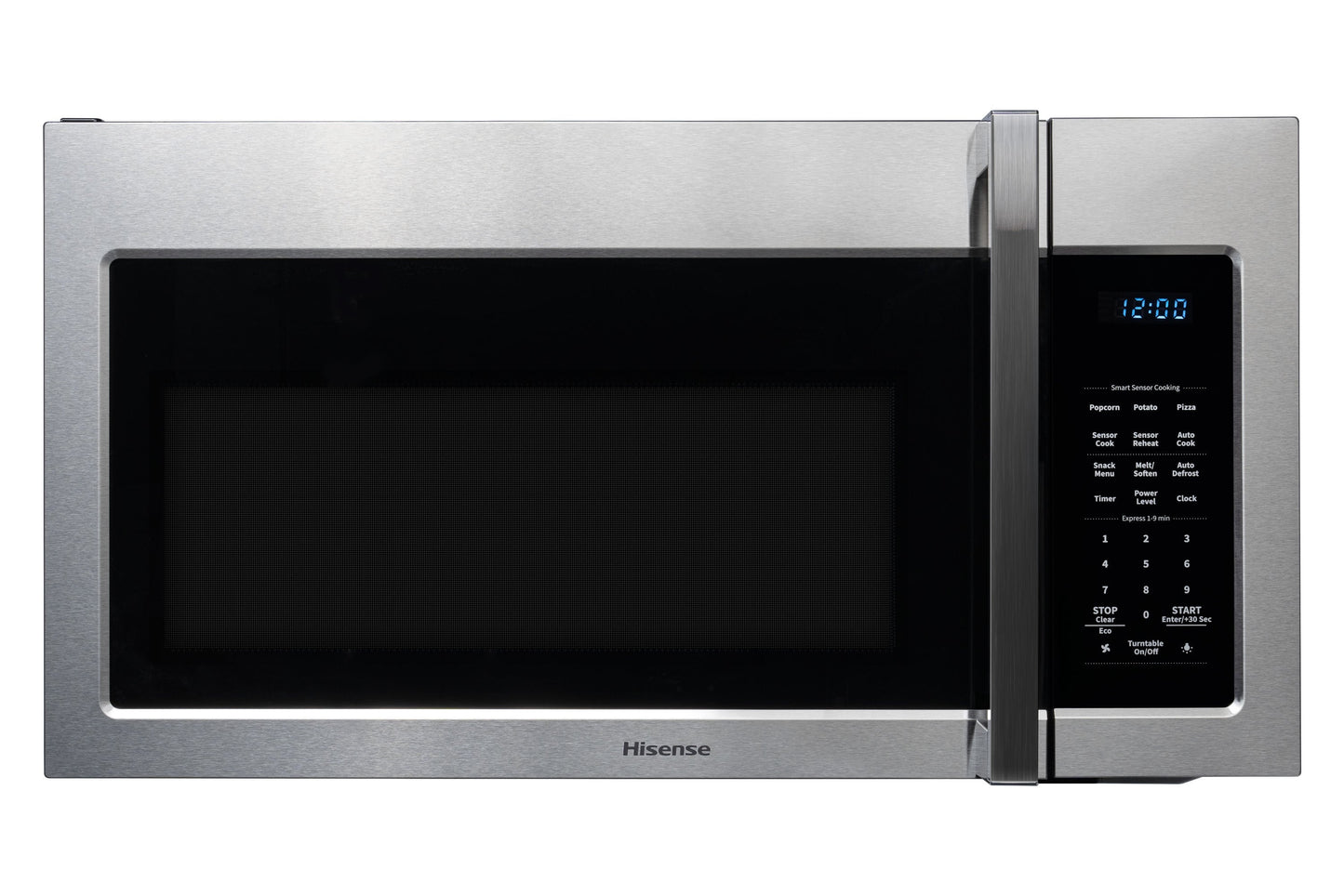 Hisense 1.7-cu ft Over-the-Range Microwave with Sensor Cooking ( Fingerprint Resistant Stainless Steel )