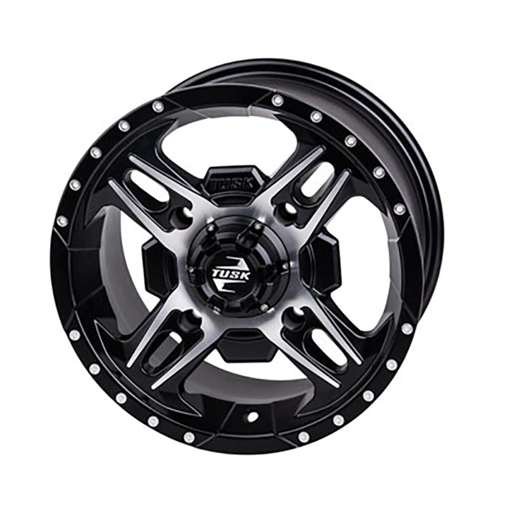 Beartooth Wheel 14x7 4.0 + 3.0 Machined/Black 4/156 Compatible With Yamaha Wolverine RMAX 2 1000 XT-R 2021