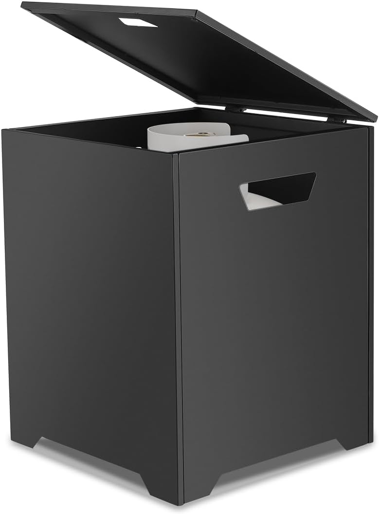 ThermoMate Propane Tank Cover Table, 20 LB Propane Tank Storage Box, Propane Tank Storage Hideaway Table for Fire Pit and Gas Griddle Black