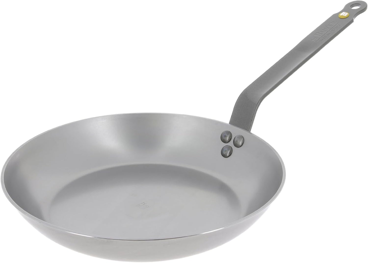 De Buyer MINERAL B Carbon Steel Fry Pan - 10.25\u201D Diameter, 7.3\u201D Cooking Surface - Ideal for Searing, Sauteing & Reheating - PFAS, PFOA & PFOS Free - Made in France
