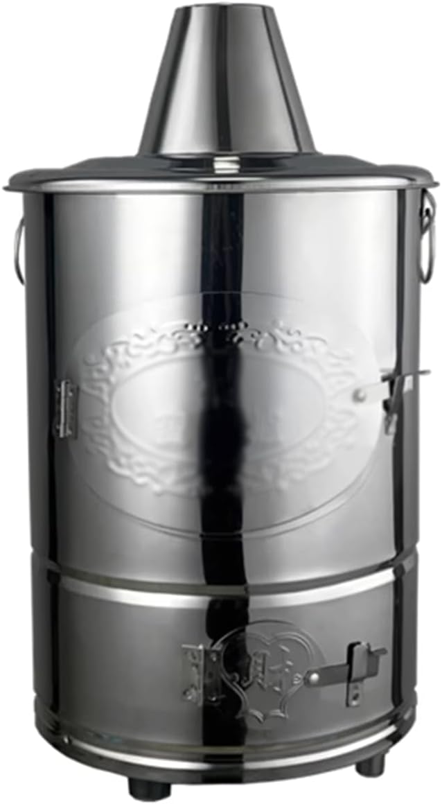 Garden Burn Incinerator, Fire Bin with Chimney and Hook for Paper, Leaves, Trash, Backyard, Bonfire