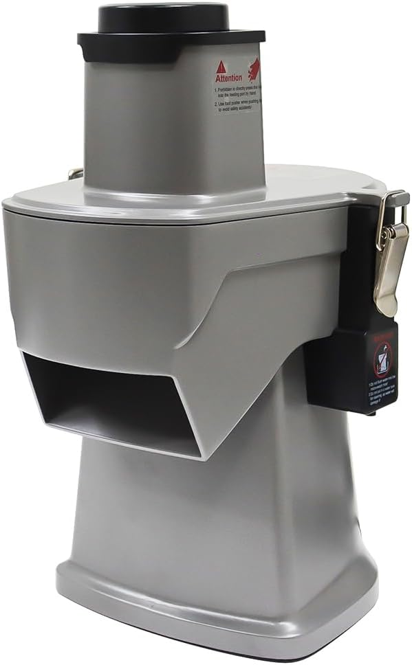 4 in 1 Electric Vegetable Chopper 110V Electric Vegetable Slicer Dicer Shredder & Strip Cutter with Multi Stainless Steels Blades 200W Electric Vegetable Slicer