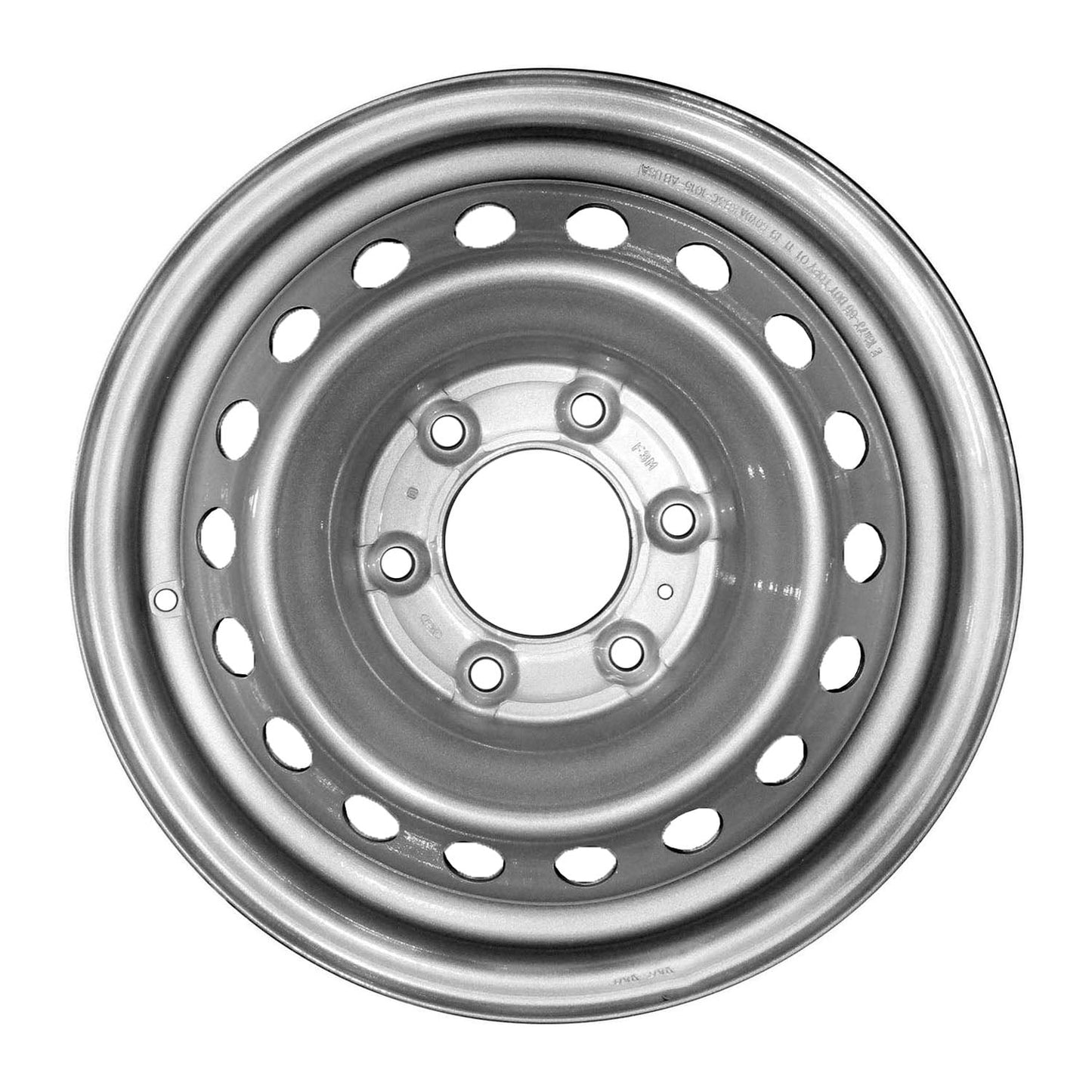 Remanufactured Painted Silver Steel Wheel 16 x 7 fits 2019-2024 Ford Ranger