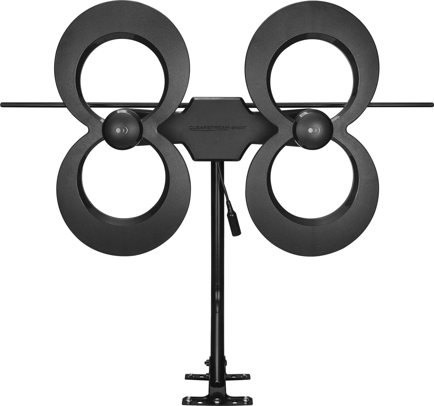 Antennas Direct - ClearStream 4MAX Indoor/Outdoor UHF/VHF HDTV Antenna - Black