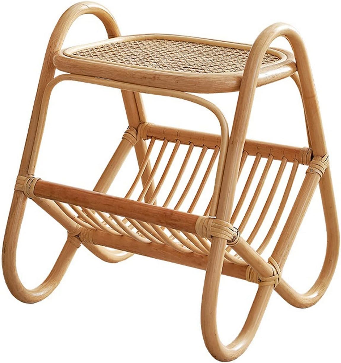 INLIMA Appliance Shelf for Kitchen Storage Small Coffee Table Corner Side Mini Magazine Rack Shelf