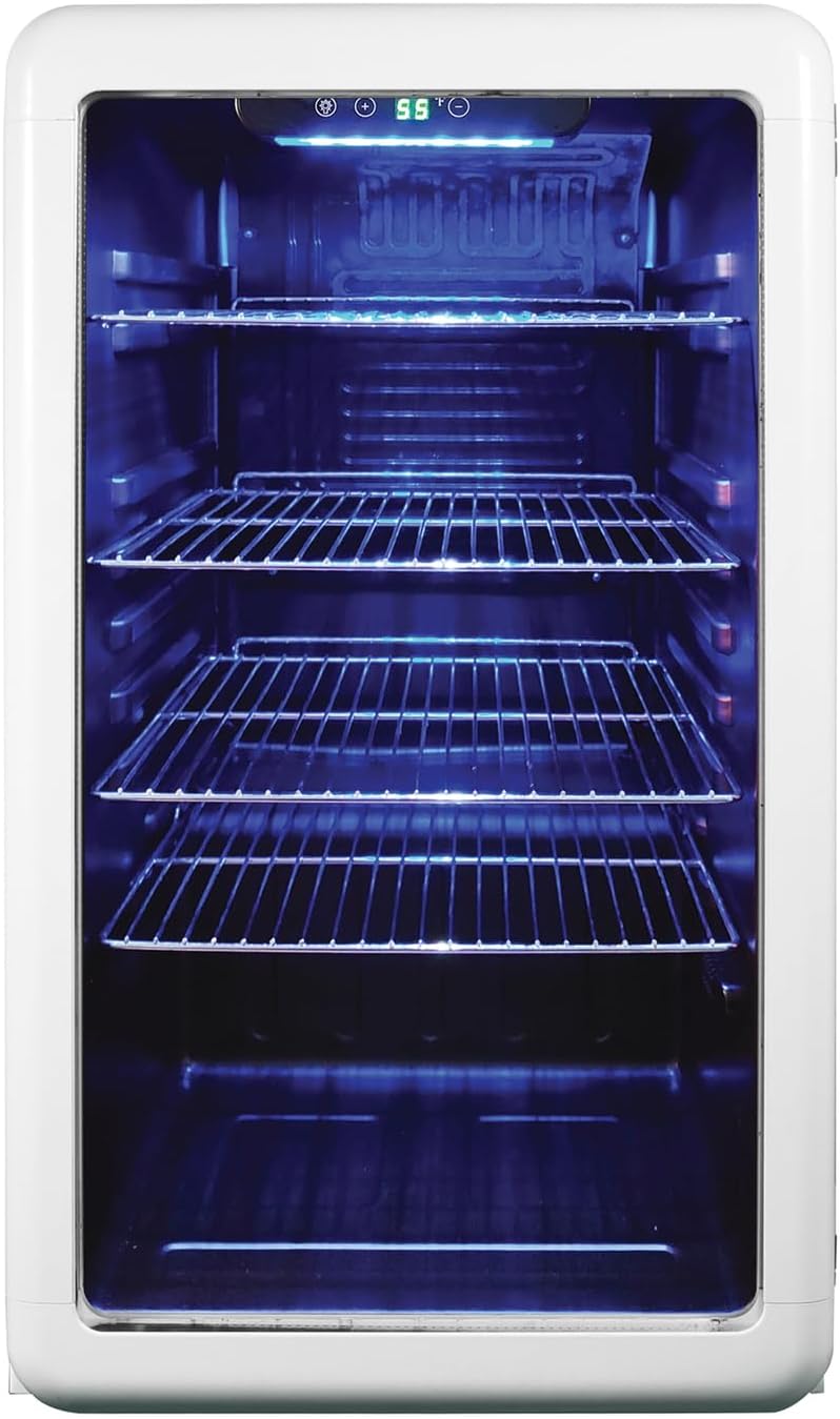 Magic Chef MCB34CHW Beverage Cooler, White