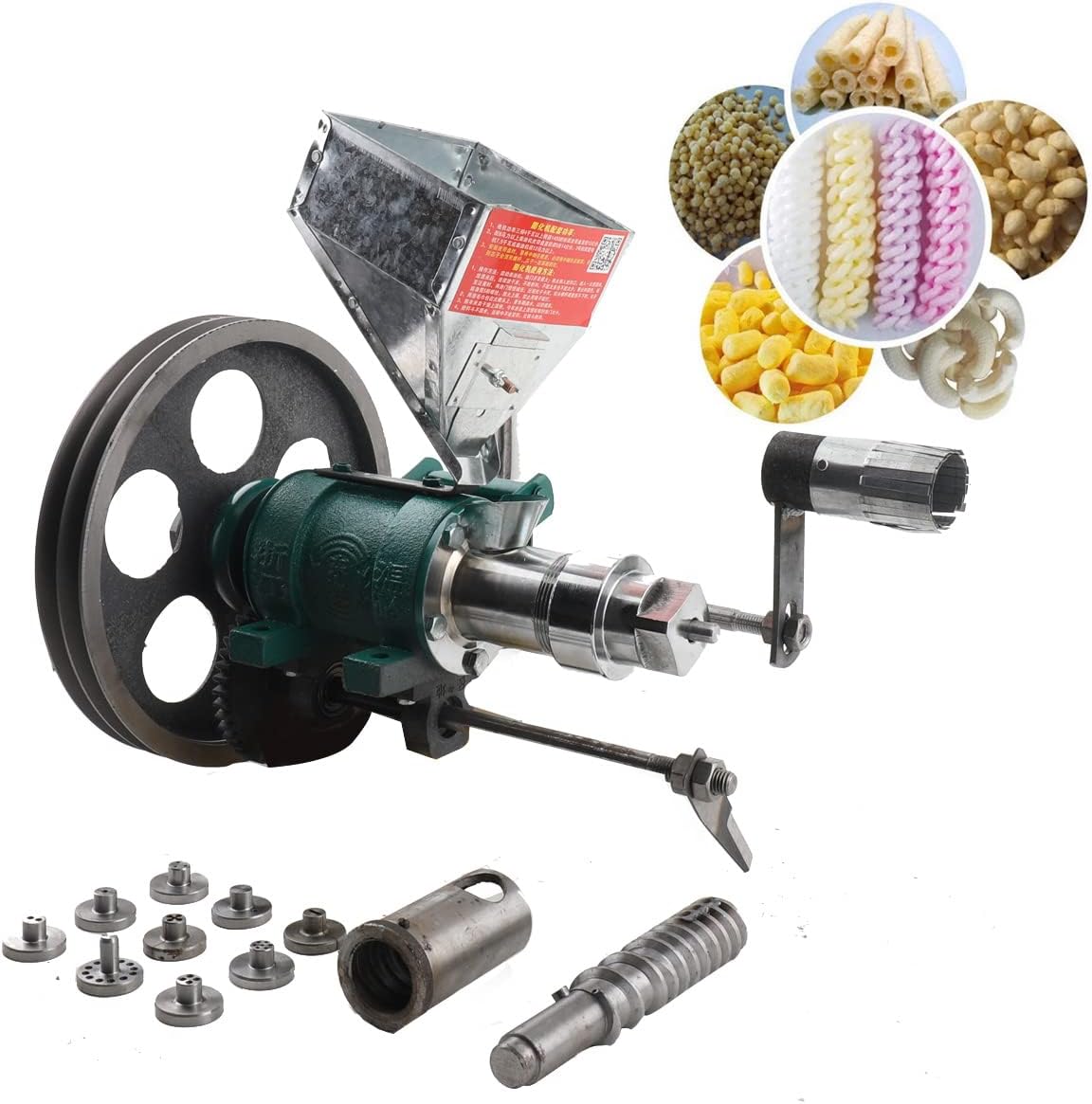 Commercial Puffed Food Extruder Rice Corn Puffing Extrusion Machine Puff Snack Food Machine Multi-Function Corn Rice Puff Making Sweet Stick Machine