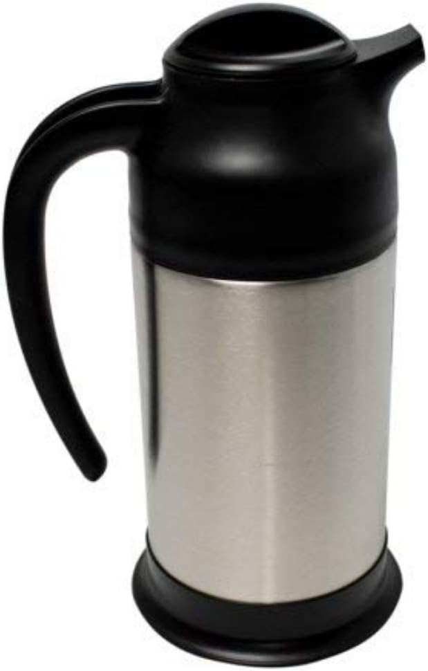 Update International SV-70 Stainless Steel Vacuum Insulated Cream Server, Black, 24-Ounce, set of 12