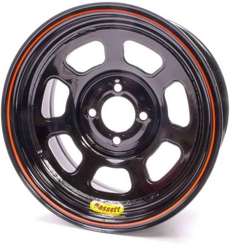 BASSETT D-Hole Lightweight 14x7 in 5x100 mm Black Wheel P/N 47SN3