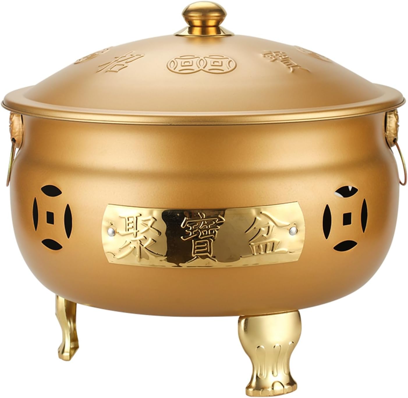 Incinerator, Burn Barrel, Yard Waste Incinerator Metal Incinerator Cage with Burning Tongs Fire Pit Fire Barrel for Burning Trash Outdoor for Leaves Paper Wood, Garden Incinerator(Yellow A,Small)