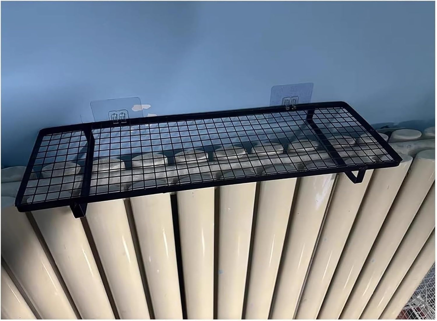 Radiator cover for old radiator,Radiator cabinet, Radiator Cover Shelf for Cast Iron Radiators Bathroom\/Laundry Room\/Garage\/Kitchen Universal(Black 15cm(5.9in Wide),Large)