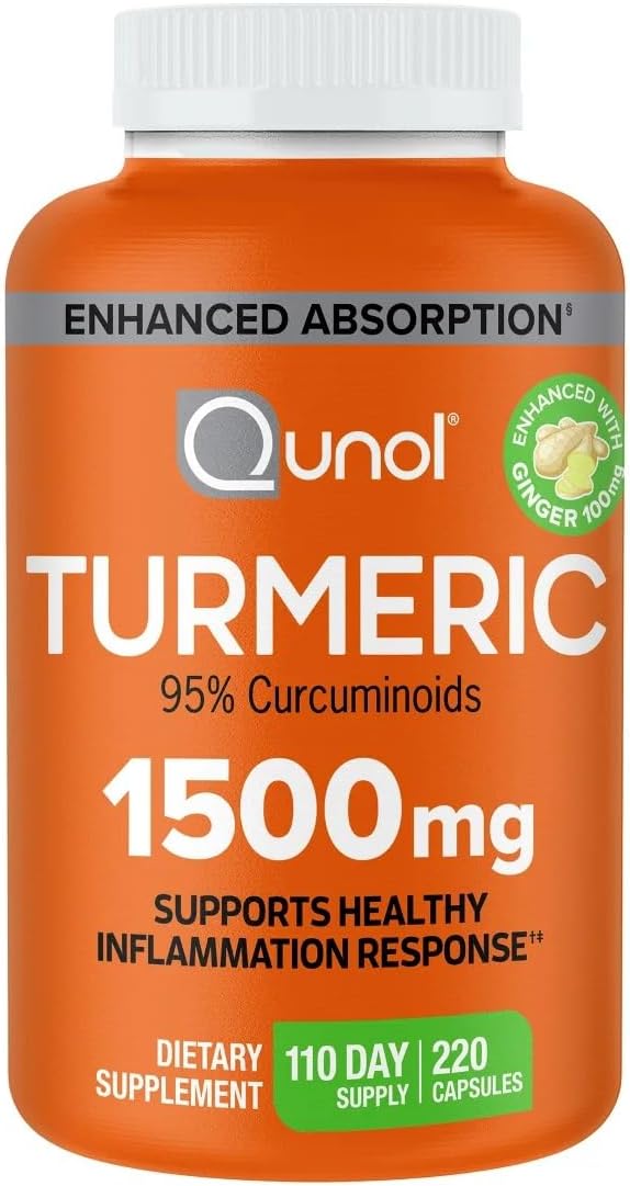 Qunol Turmeric 1,500mg., 220 Capsules