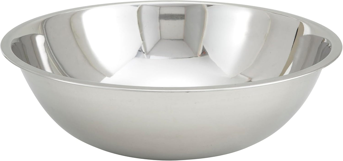 Winco 16 Quart Stainless Steel Mixing Bowl for Commercial Use