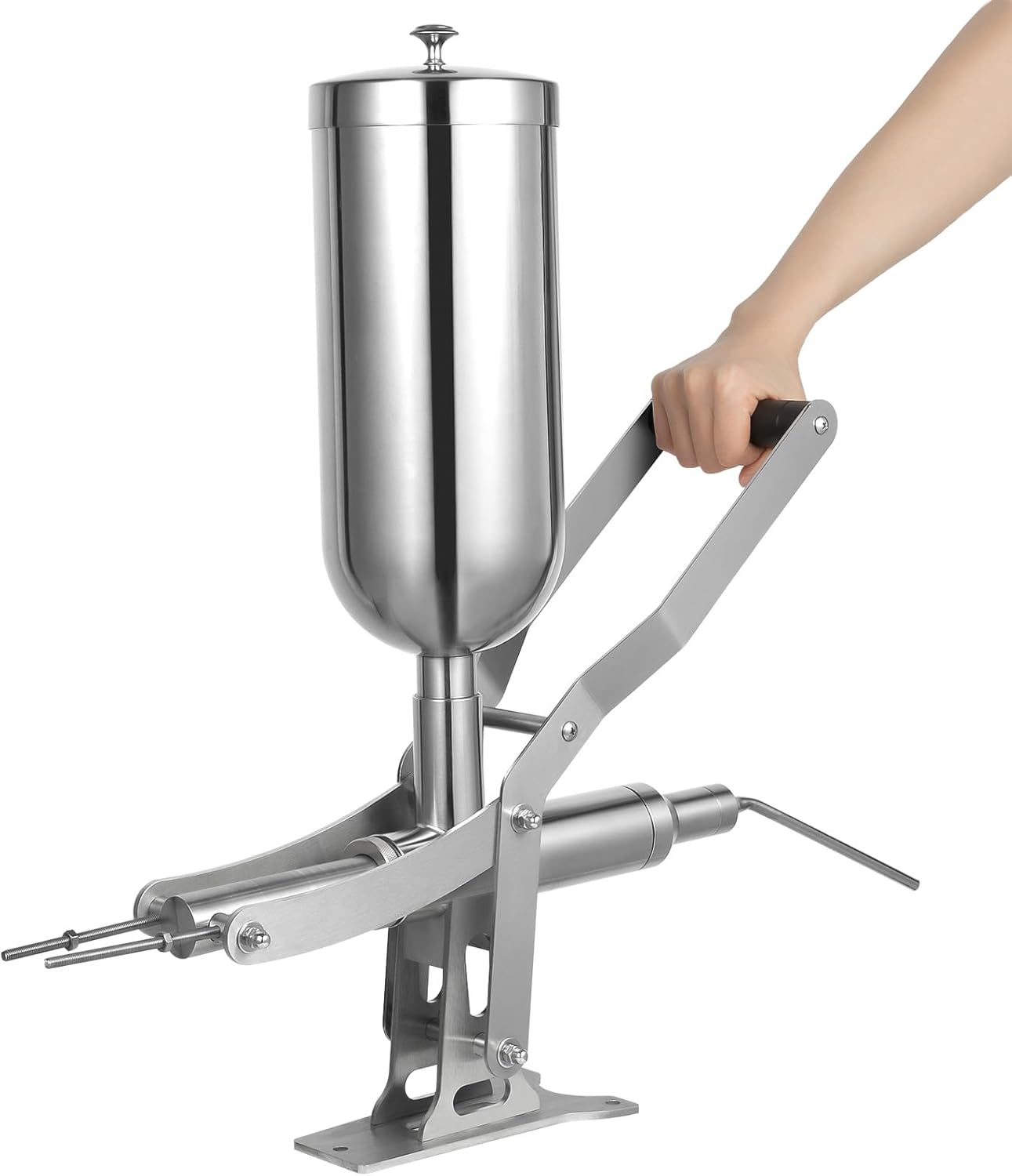 Spanish Churro Maker - Manual 5L Filler, Stainless Steel Donuts Filler, Latin Fruit Machine for Commercial or Home