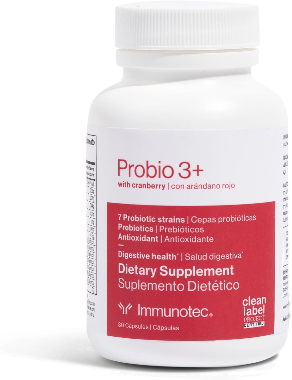 Immunotec PROBIO 3+ with Cranberry