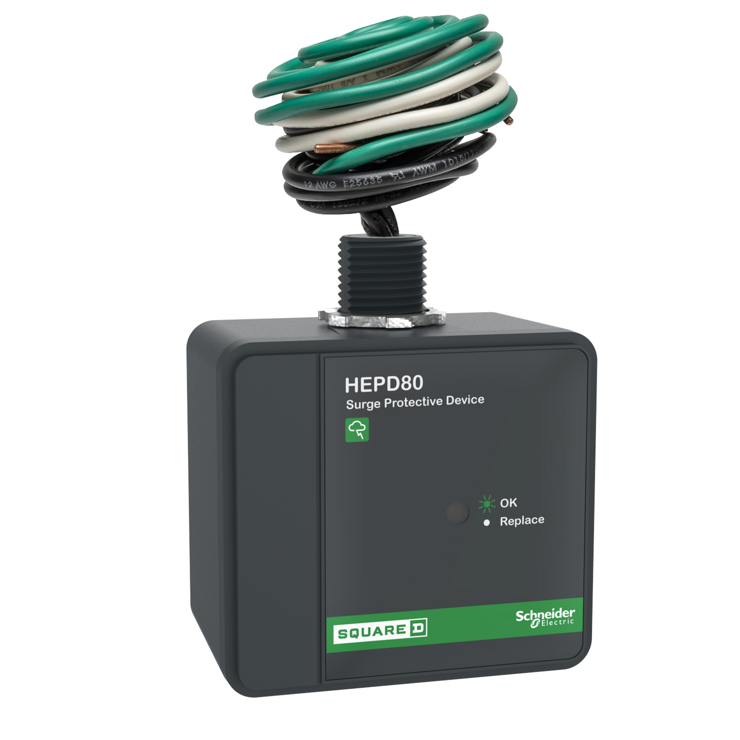 Square D 80-kA Indoor and Outdoor Surge Protective Device HEPD80