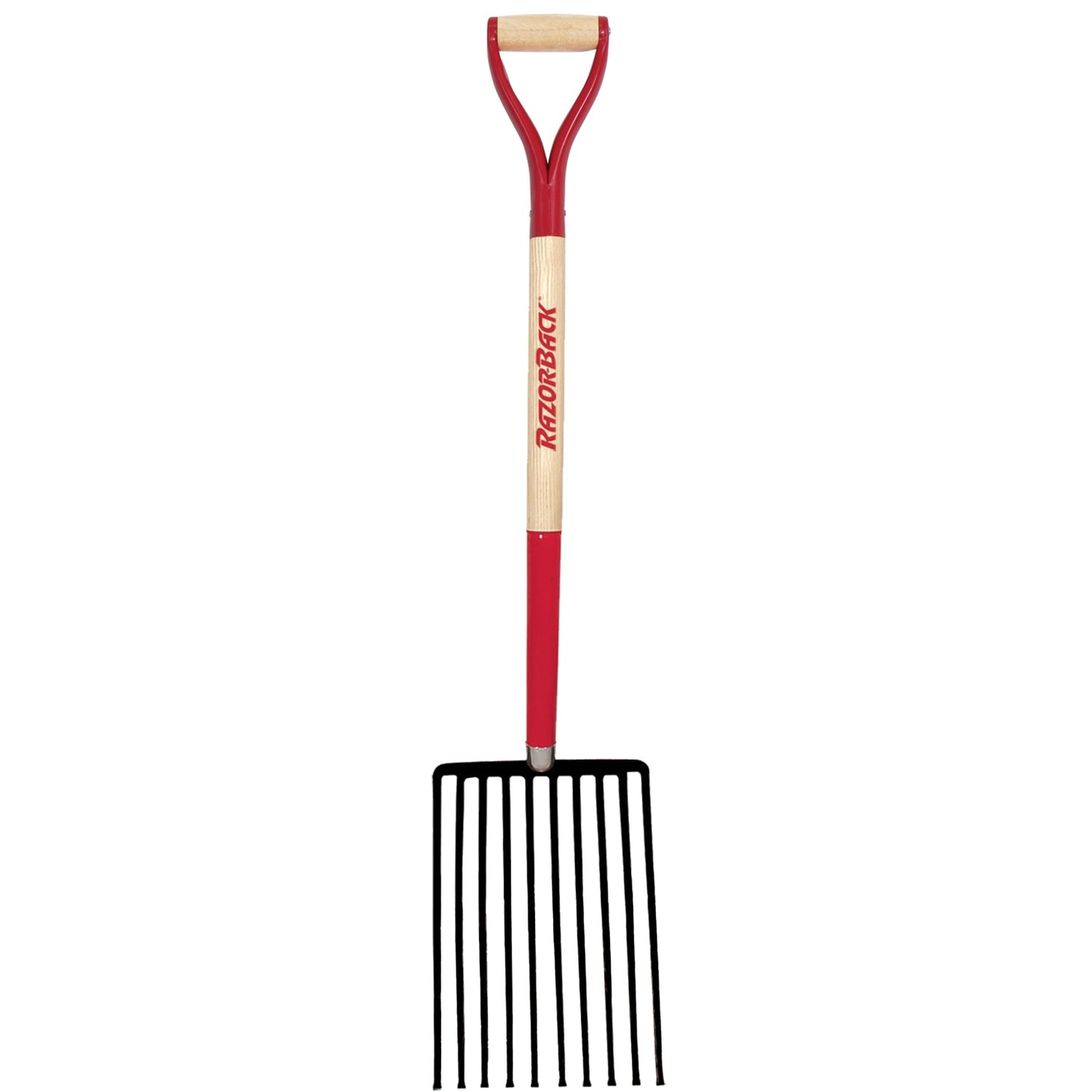 Razor-Back 30-in L Wood-Handle Steel Mulch Fork 76107