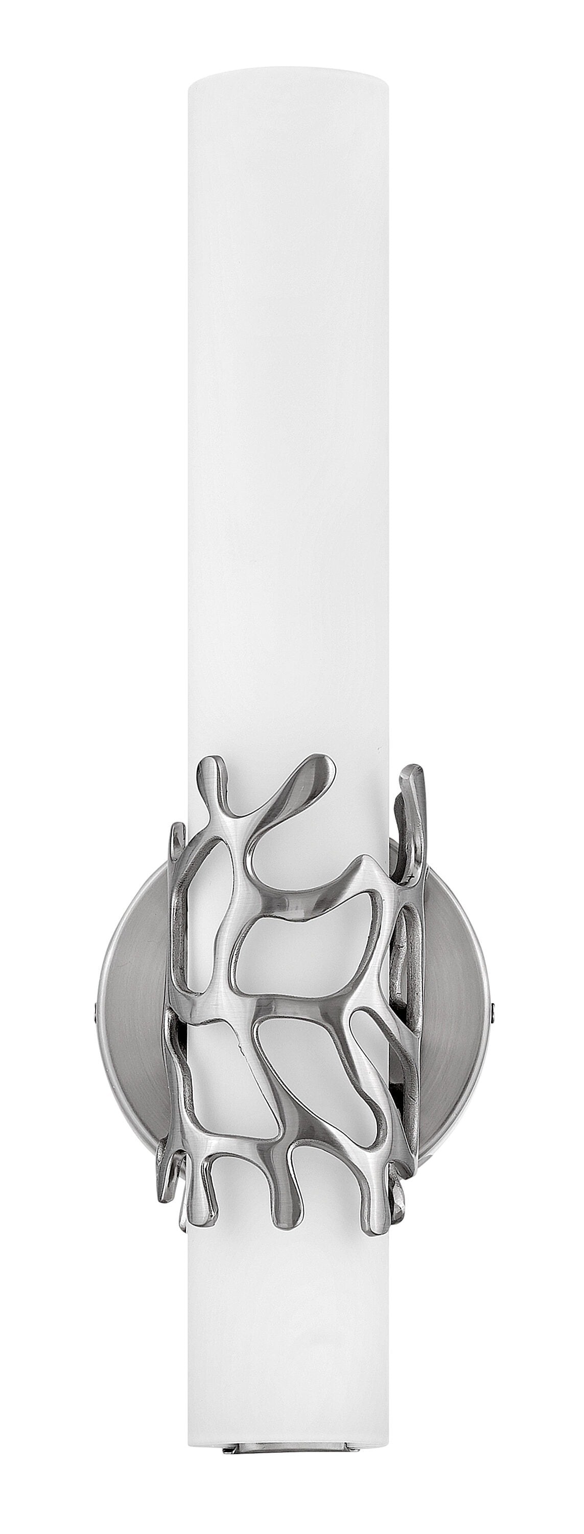 Hinkley Lyra 4.75-in 1 -Light Brushed Nickel Integrated LED Coastal Vanity light 5662916