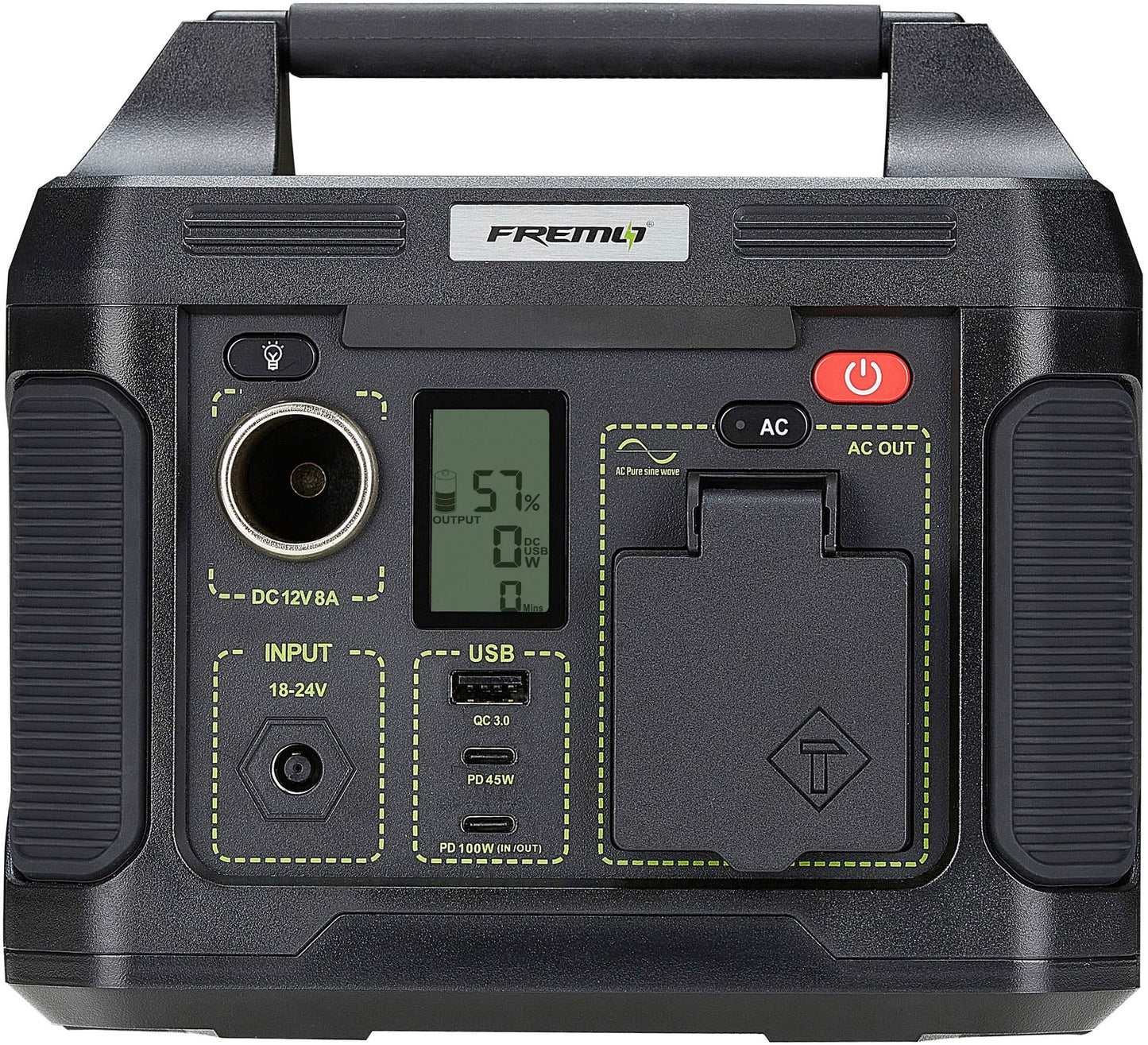 Fremo - TP300 Portable Power Station - Gray