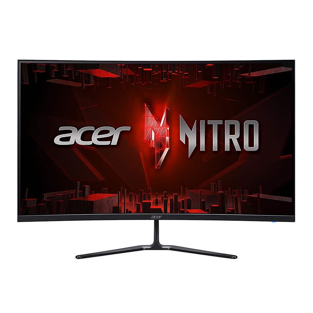 Acer - 31.5” VA Curved FHD 240Hz 1ms FreeSync Premium Gaming Monitor HDR10 (DisplayPort, HDMI) - Black