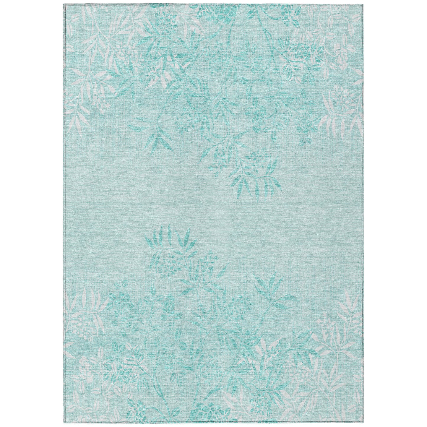 Addison Rugs Chantille ACN673TE 9 x 12 (ft) Teal Rectangular Indoor/Outdoor Geometric Machine washable Area rug