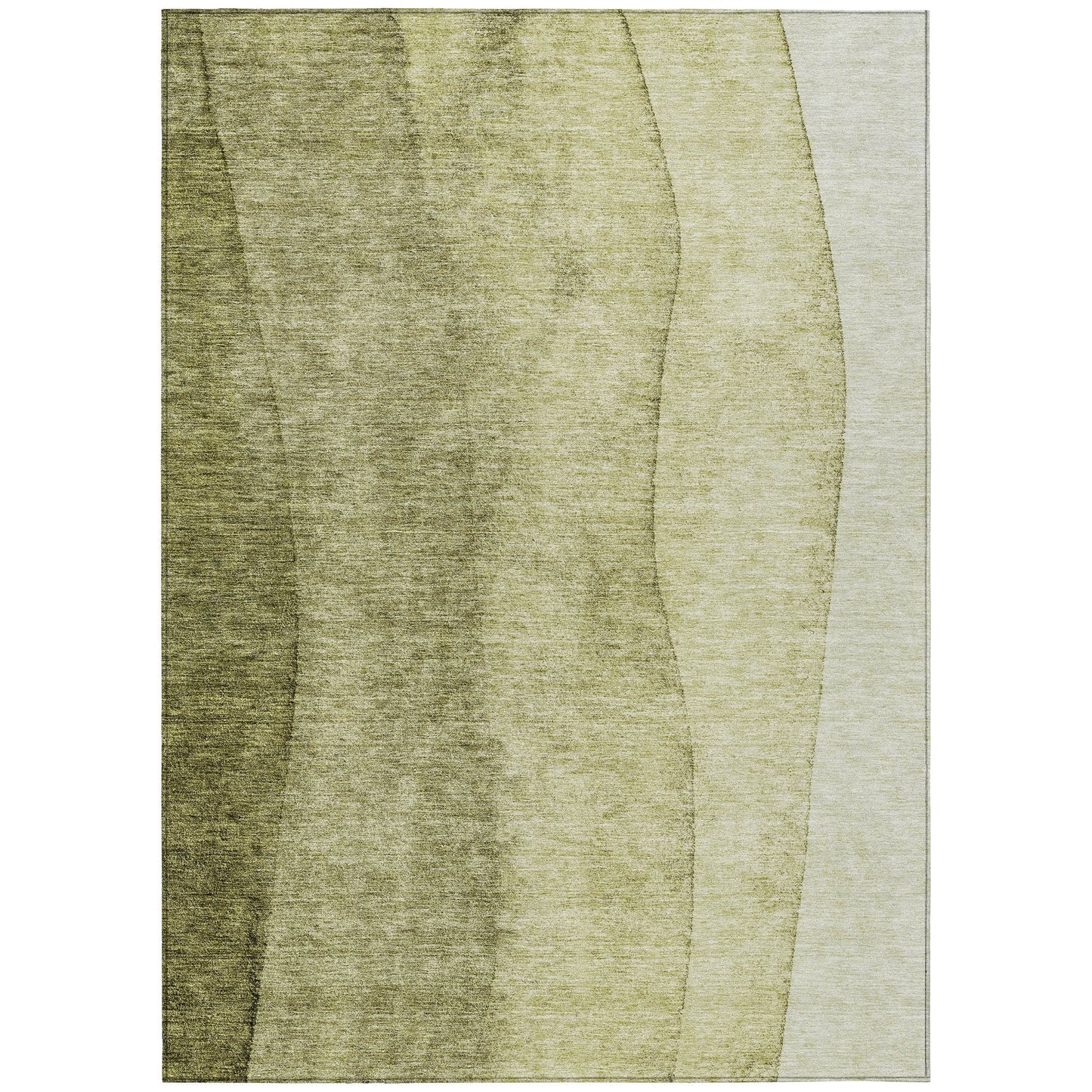 Addison Rugs Chantille ACN690OL 8 x 10 (ft) Olive Rectangular Indoor/Outdoor Geometric Machine washable Area rug