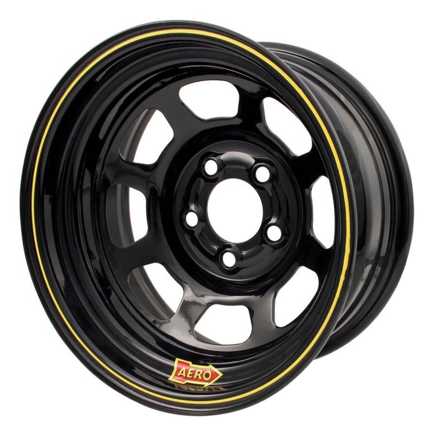 Aero Race Wheels 15X10 5In. 4.75 Black 50-104750