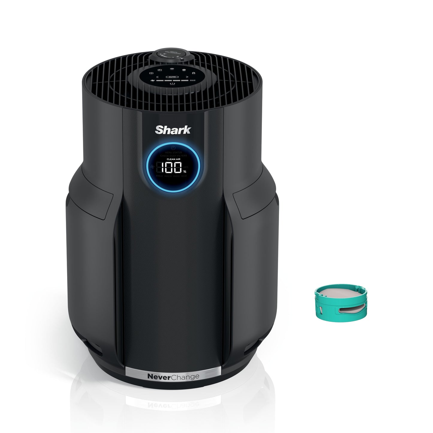 Shark NeverChange MAX 5Year Filter Life Odor Neutralizer 5-Speed Ionic Charcoal Gray True HEPA Air Purifier ENERGY STAR (Covers, 650-sq ft) HP152