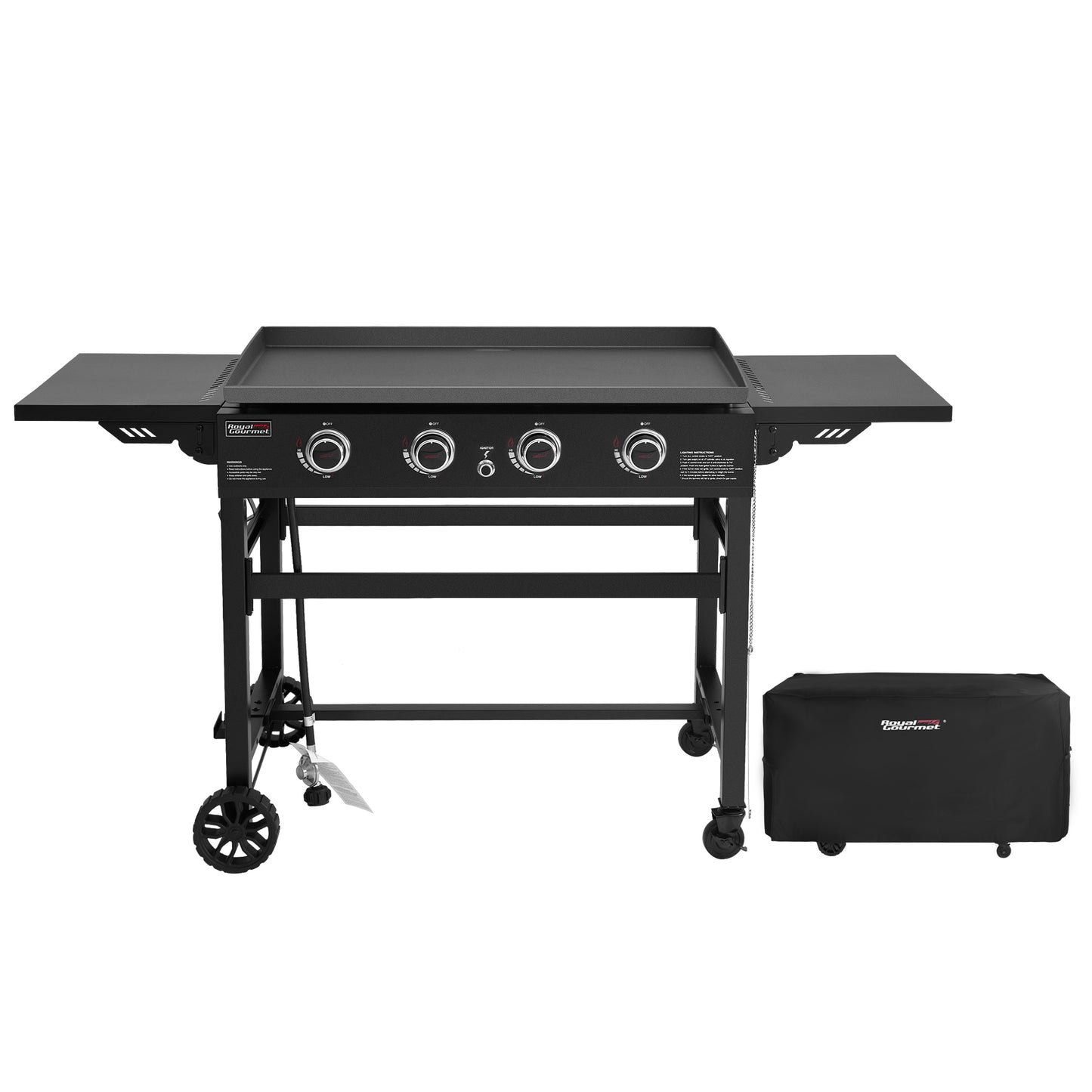 Royal Gourmet 4-Burner Liquid Propane Flat Top Grill GB4001C