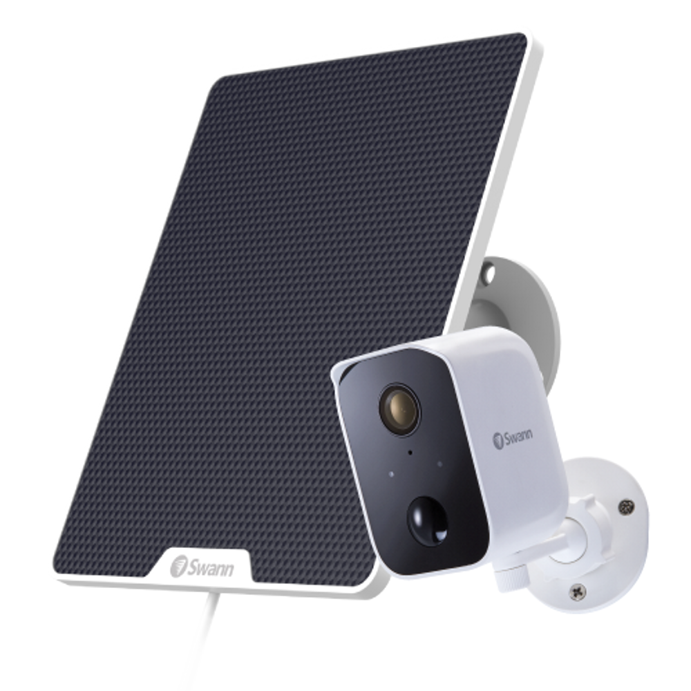 Swann Corecam Security Camera with Solar Charging Panel and Outdoor Stand SWIFI-CORESOL-GL