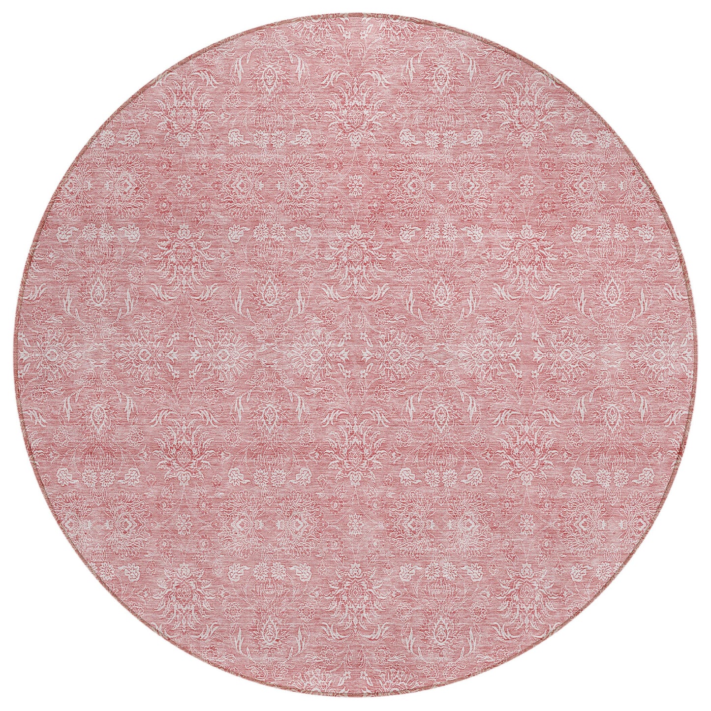 Addison Rugs Chantille ACN703BL 8 x 8 (ft) Blush Round Indoor/Outdoor Geometric Machine washable Area rug