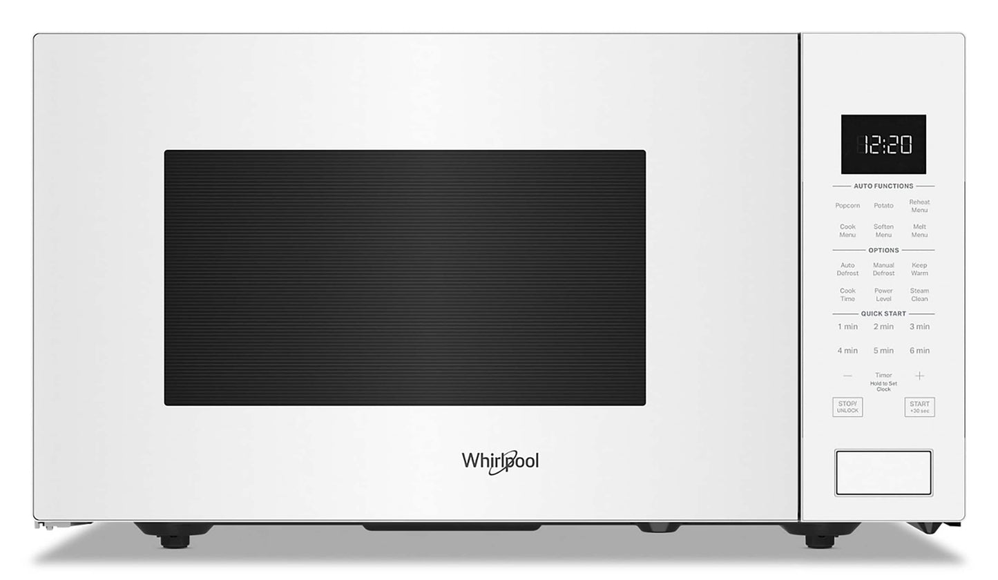 Whirlpool 1.6-cu ft Large 1700 -Watt Countertop Microwave ( White )
