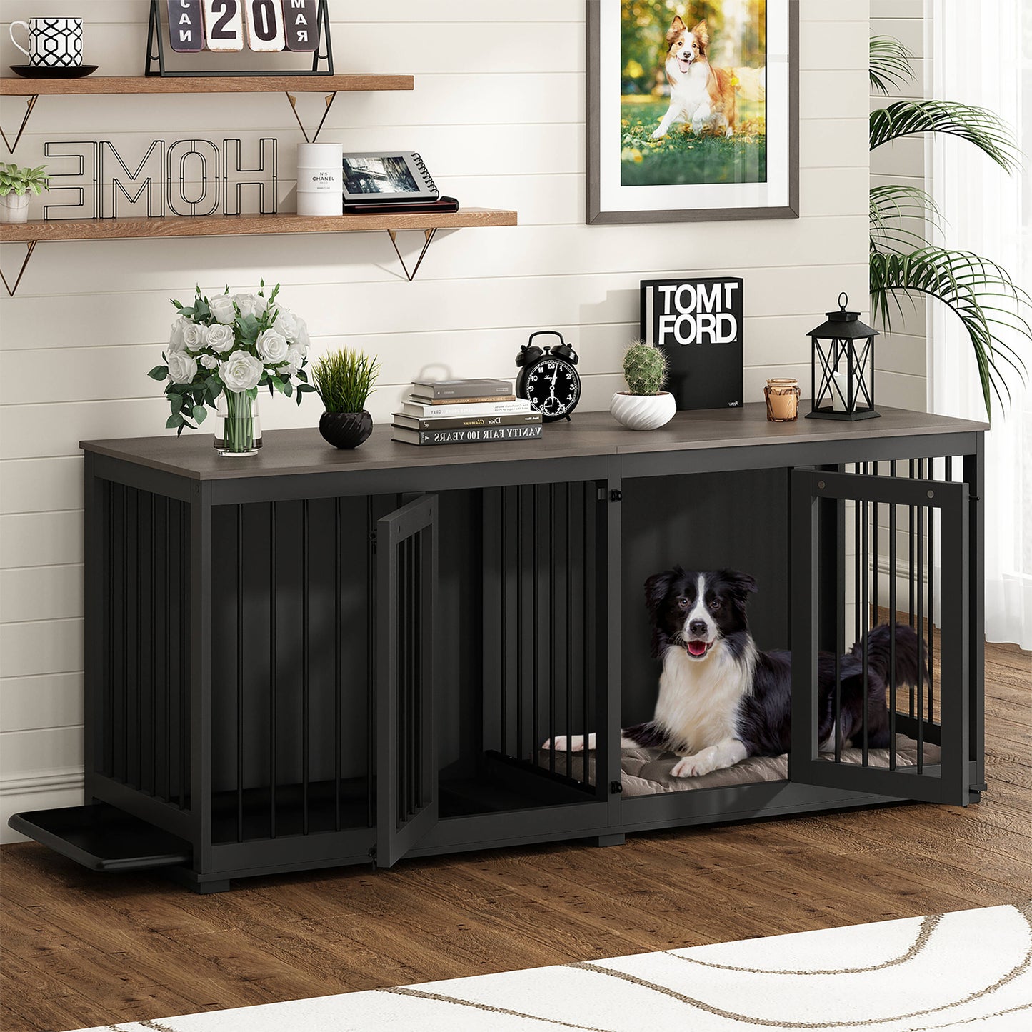 MIDHAM Composite Indoor Large Dog House
