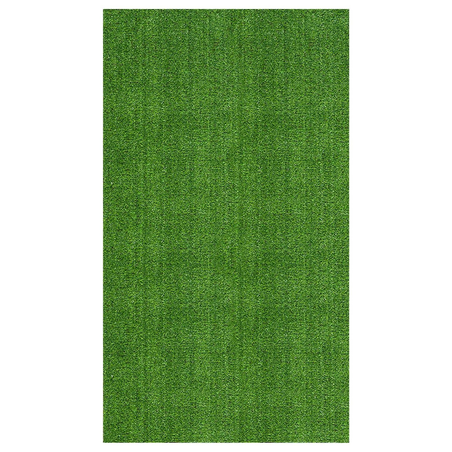 Ottomanson Artificial grass 7x37 Fake Grass Turf Rug For Patio Lawn Landscape 6.5-ft x 37-ft Artificial Grass